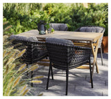 Cane-Line Ocean Garden Chair, Dark Grey Cane-Line Soft Rope