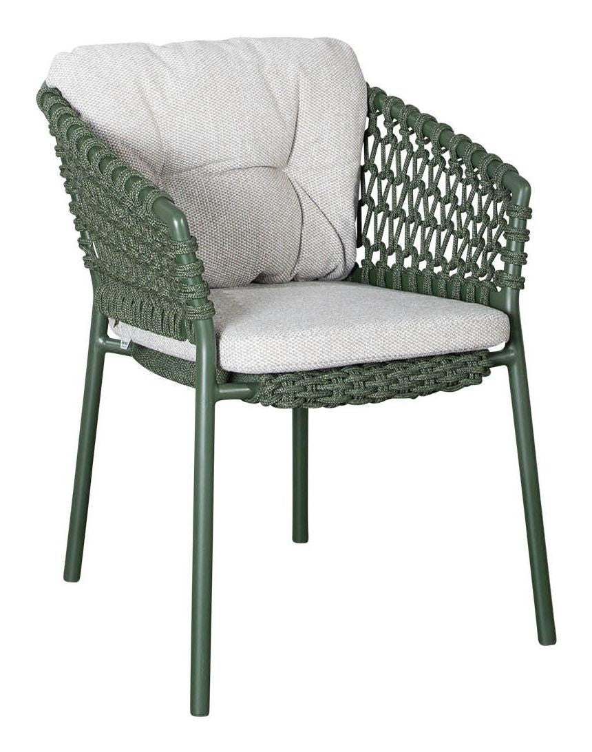 Cane-Line Ocean Garden Chair, Dark Green Cane-line mjukt rep