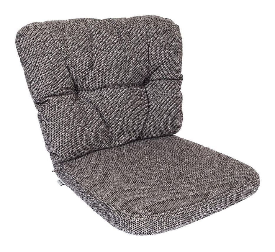 Cane-Line Ocean Chair Cushion Set, Dark Grey, Cane-Line Wove