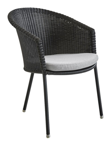 Cane-line Trinity Chair Seat Cushion, ljusgrå rottingkväll