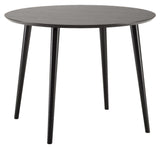 Woodman Cloyd Dining Table - Black, Ø100