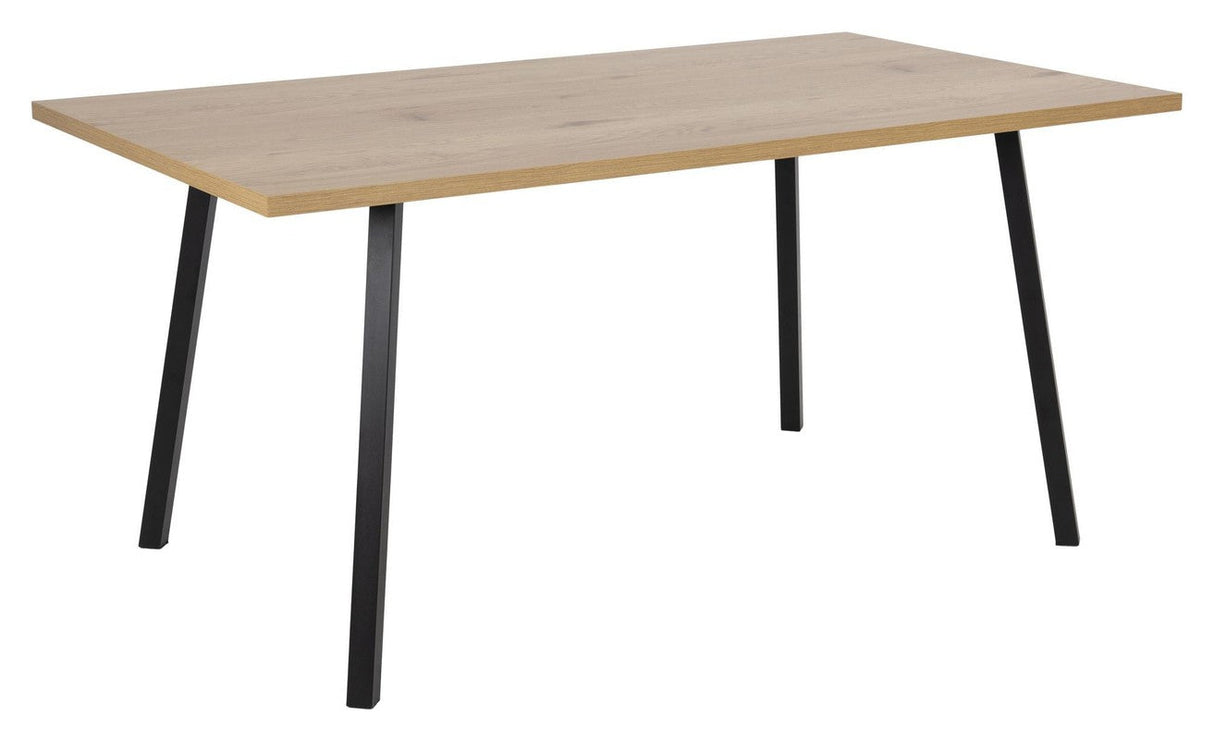 Cenny Dining Table, Melamine Vildeg, 160x90