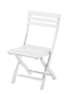 Clarish Garden Chair, White Painted Mahogny