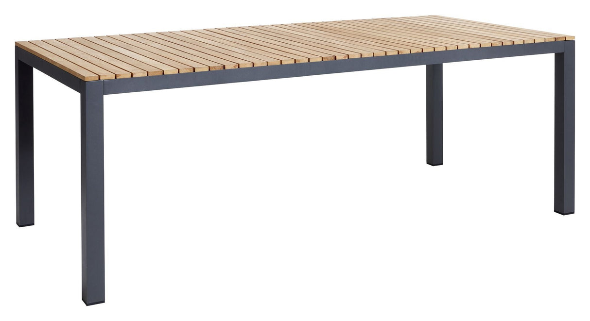 Mood Extreme Garden Table Teak/Gray, 208,5x100