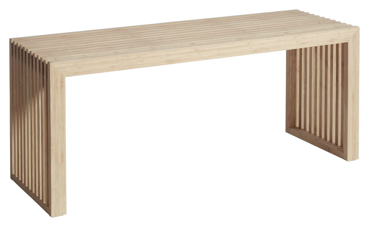 Rib Bench Bamboo, W: 104cm