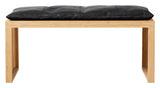 Rib Bench Bamboo, W: 104cm