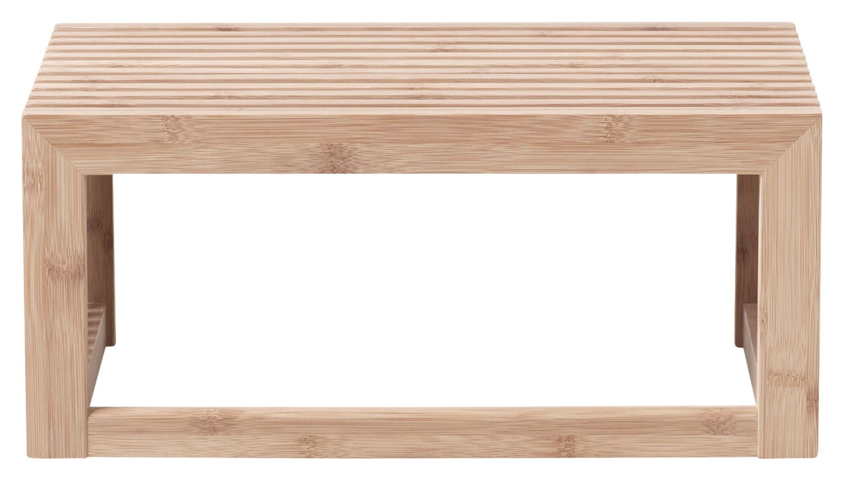 Rib garderobshylla liten, vertikal kolhydrat, bambu, w: 45 cm