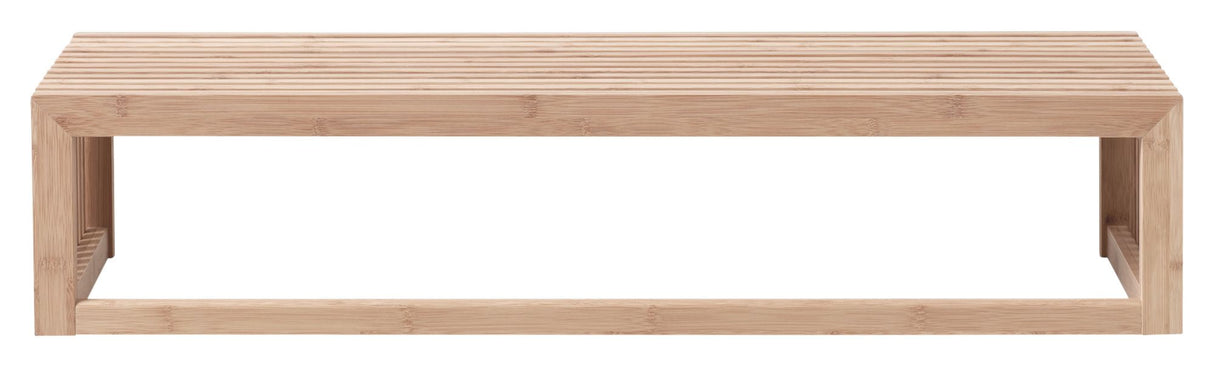 Rib garderobshylla stor, vertikal kolhydrat, bambu, w: 95 cm