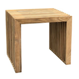 Rib -pall, solid teak, W: 45 cm