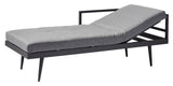 Rio Däckchair/Daybed, Dark Grey/Grey