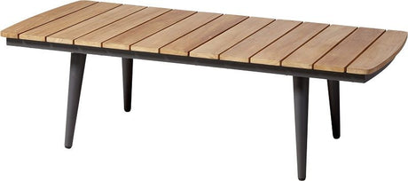 Rio Lounge Garden Tabell 120x60, Anthracite/Teak