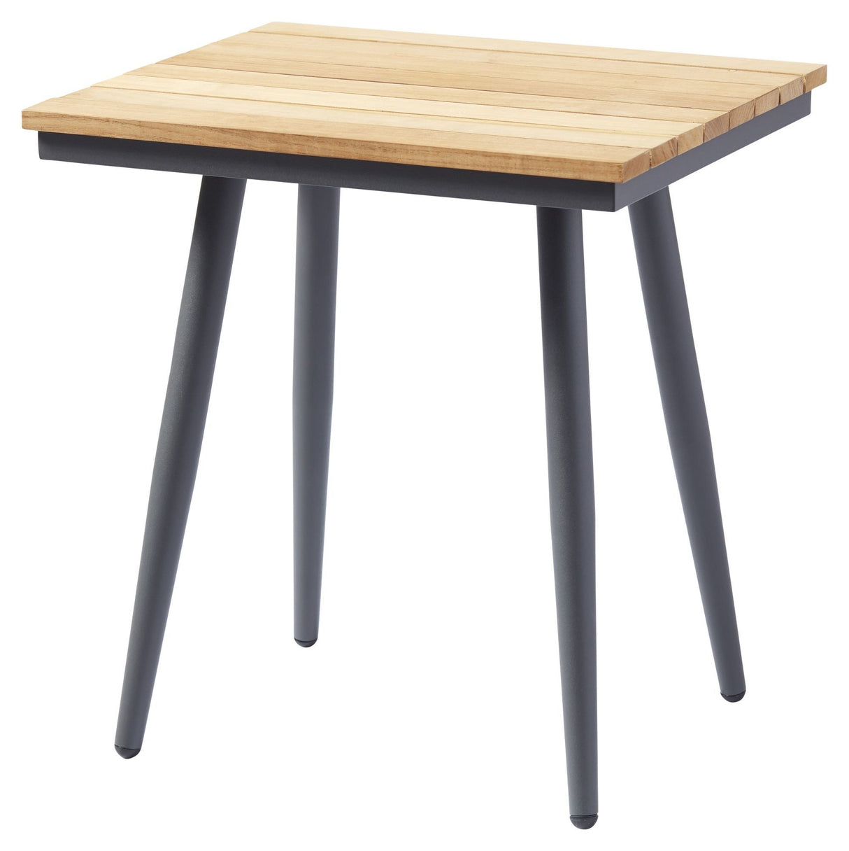 Rio Lounge Table, Teak/Dark Grey, 50x50