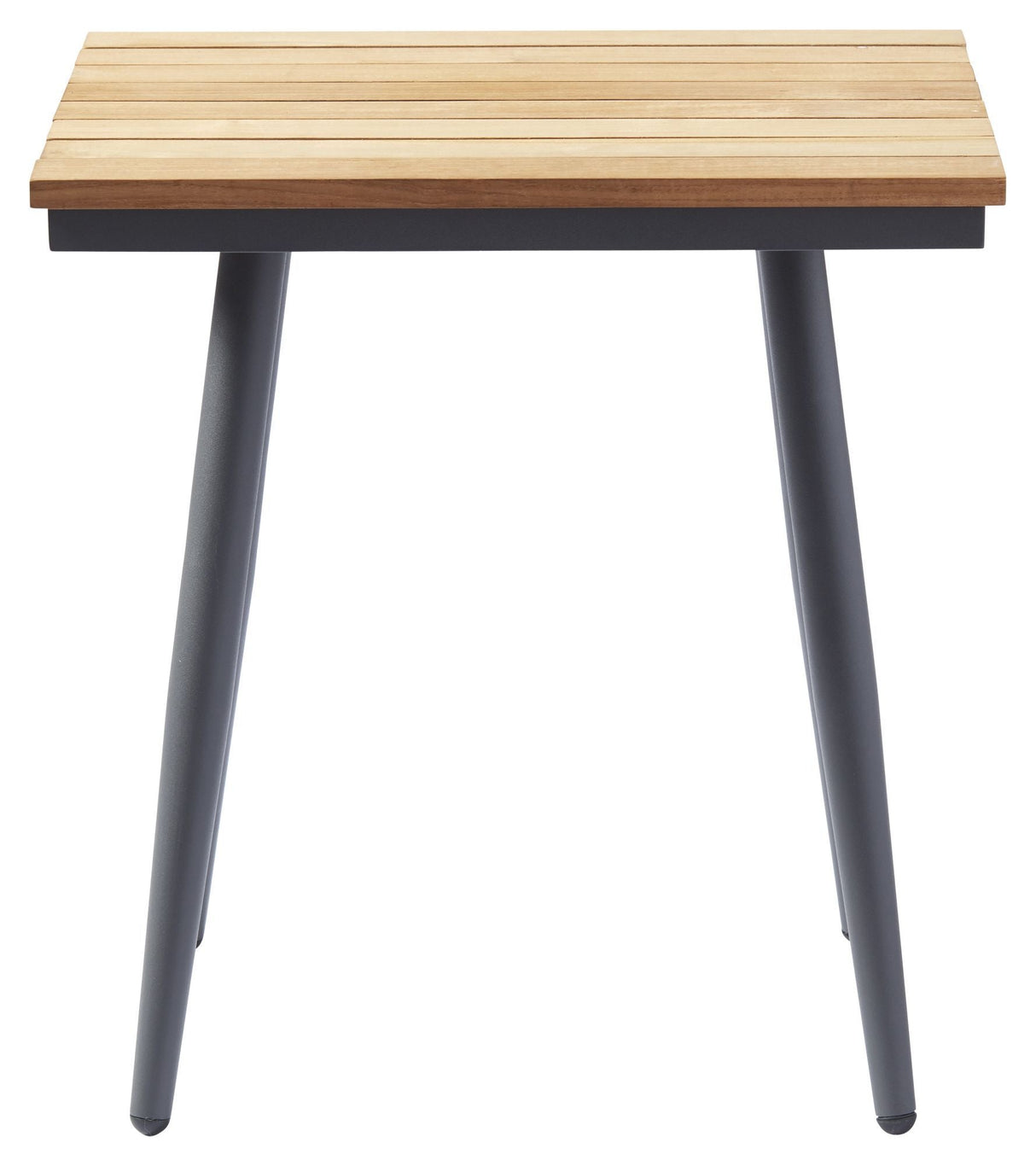 Rio Lounge Table, Teak/Dark Grey, 50x50