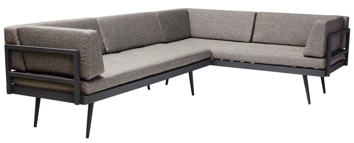 Rio Lounge Bed, Gray inkl. Kuddar