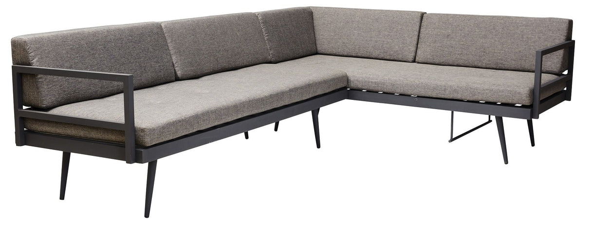 Rio Lounge Bed, Gray inkl. Kuddar