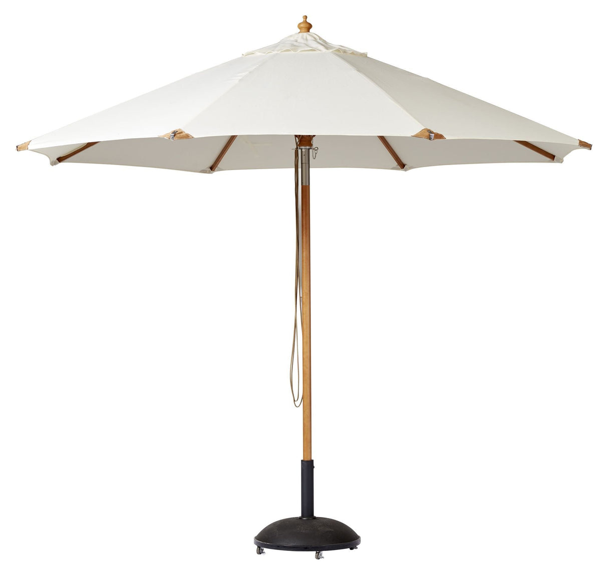 Rio Parasol w. lutning, av vit, Ø3,3