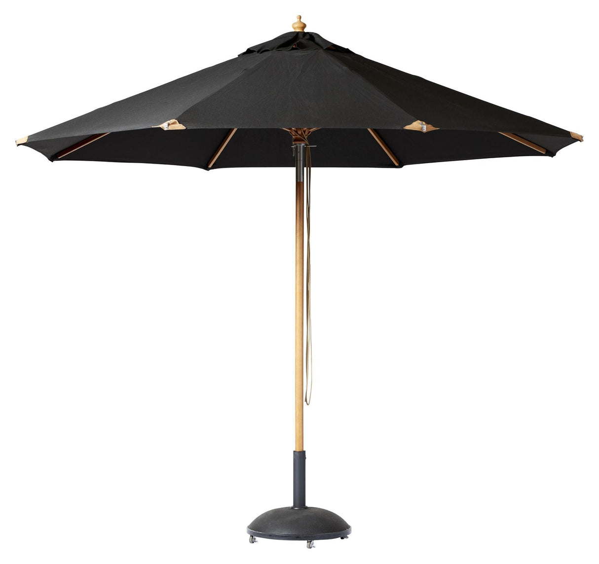 Rio Parasol w. Tilt, Black Olefin, Ø3,3