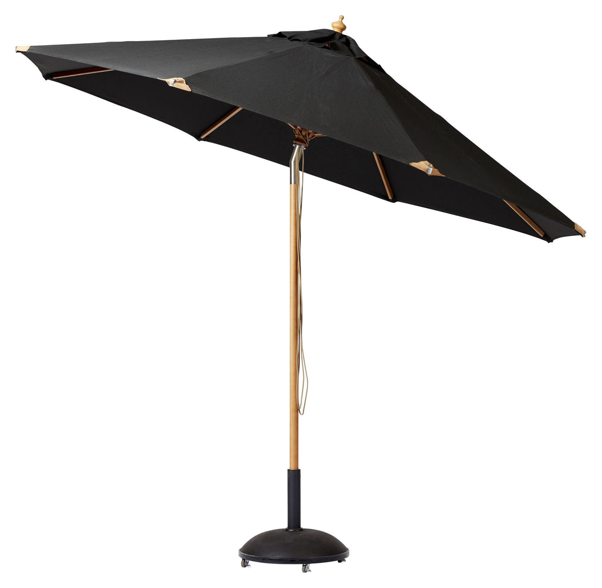 Rio Parasol w. Tilt, Black Olefin, Ø3,3