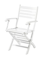 York Garden Chair, White Painted Mahogny