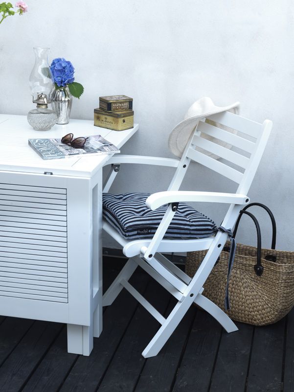 York Garden Chair, White Painted Mahogny