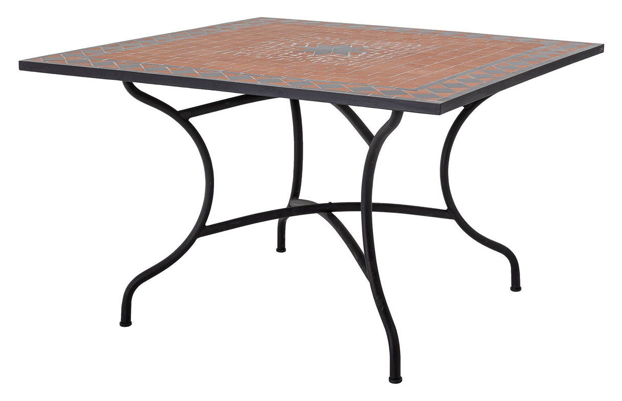 Bloomingville Hellen Dining Table, 110x110, Red, Mosaic