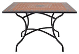 Bloomingville Hellen Dining Table, 110x110, Red, Mosaic