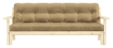 Koppla av bäddsoffa 190x100, vete beige