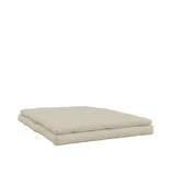 Spänne-up futon soffa, beige