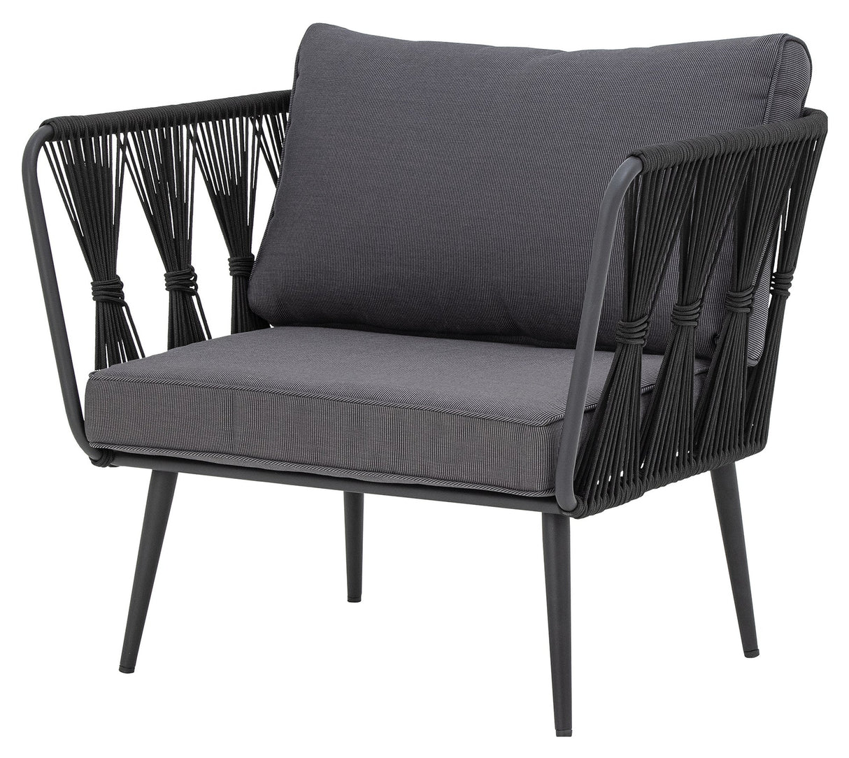 Bloomingville Pavone Lounge Chair, Svart 