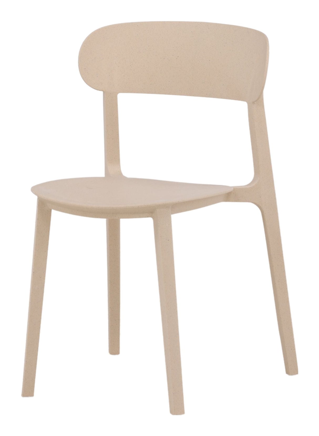 Ät bordstol, plast, beige