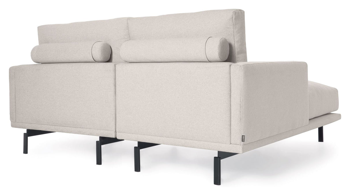 Galene 3-Pers. Soffa med vänsterläge schäslong, B194, Beige Chenille