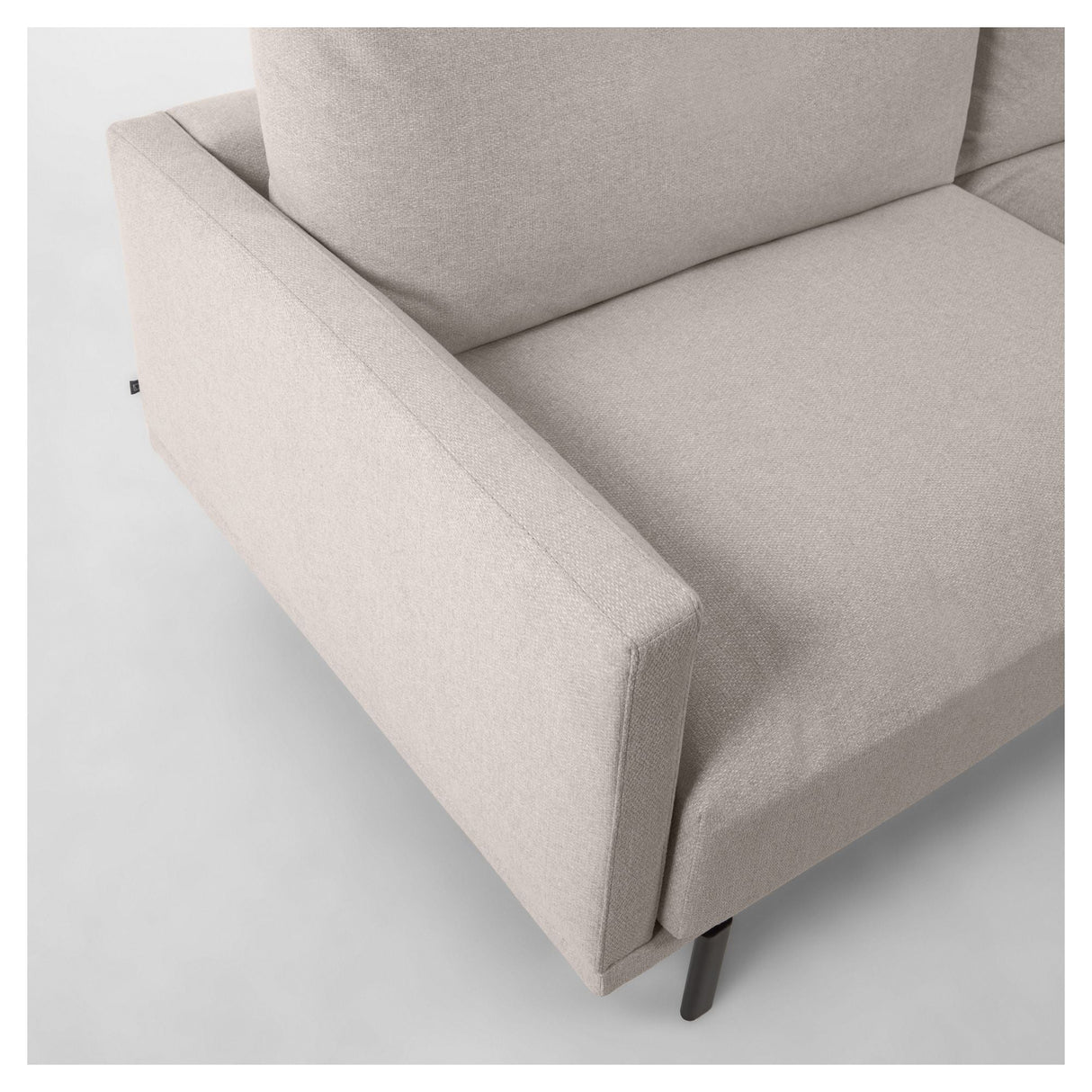 Galene 3-Pers. Soffa med vänsterläge schäslong, B254, Beige Chenille