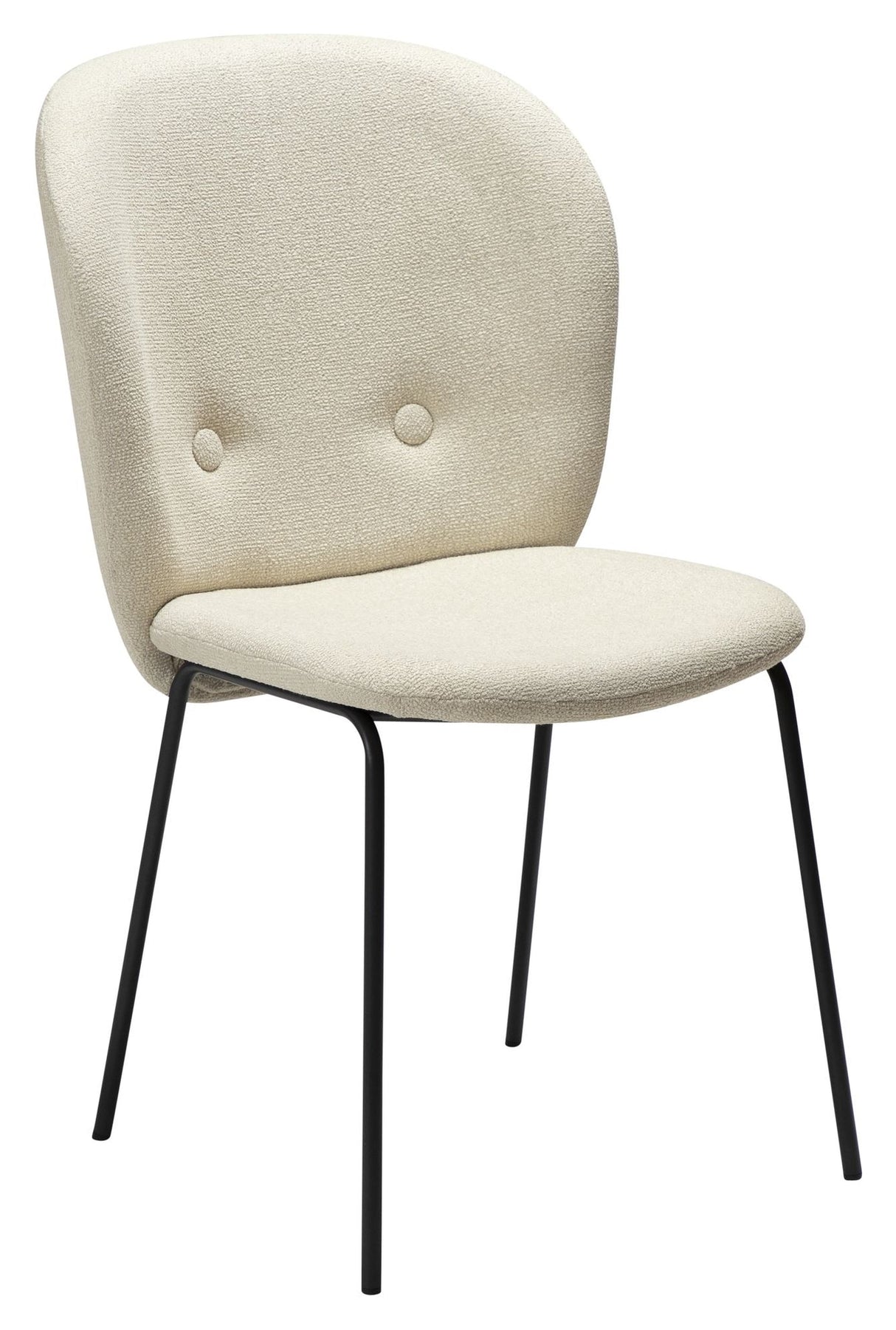 Brace Dining Chair, White/Beige