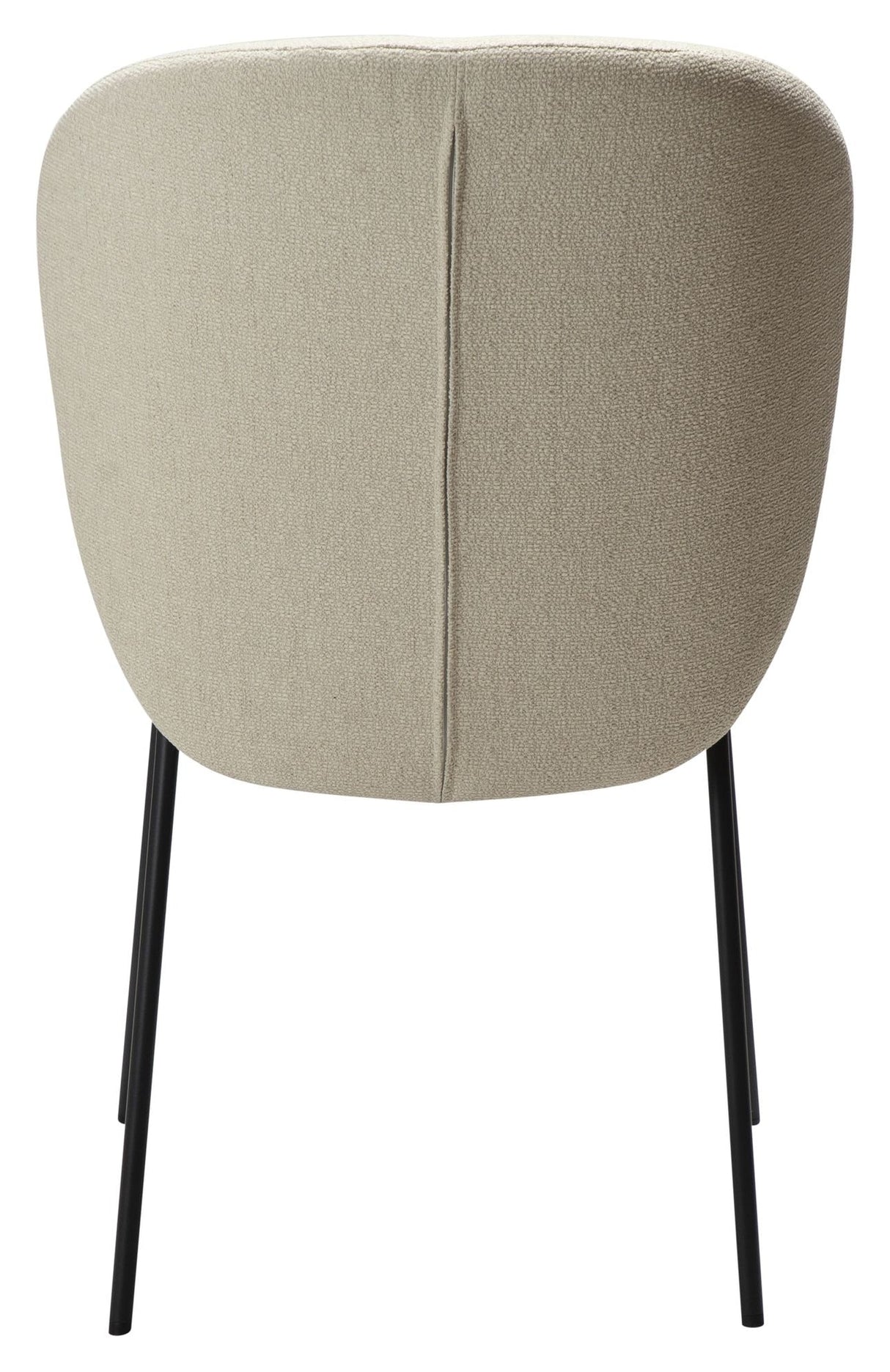 Brace Dining Chair, White/Beige