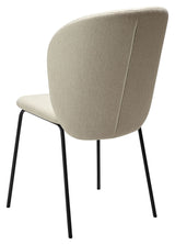 Brace Dining Chair, White/Beige