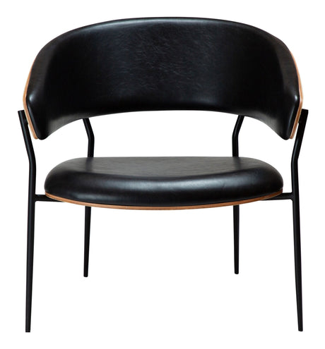 CRIB Lounge Chair, svart/ek 