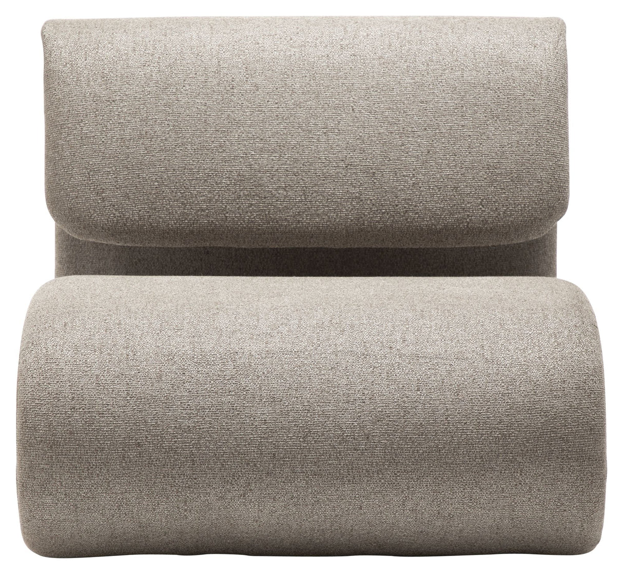 Dubna Lounge Chair, Pebble Earth Bouclé Fabric