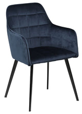 Omfamna matstol, Midnight Blue Velvet