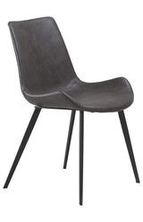 Hype Dining Chair, Grey Pu