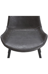 Hype Dining Chair, Grey Pu