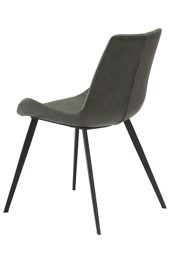 Hype Dining Chair, Green Pu