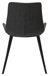 Hype Dining Chair, Pebble Grey Bouclé Fabric