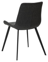 Hype Dining Chair, Pebble Grey Bouclé Fabric