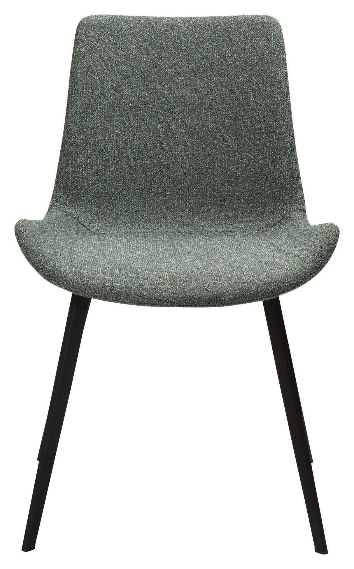 Hype Dining Chair, Pebble Green Bouclé Fabric