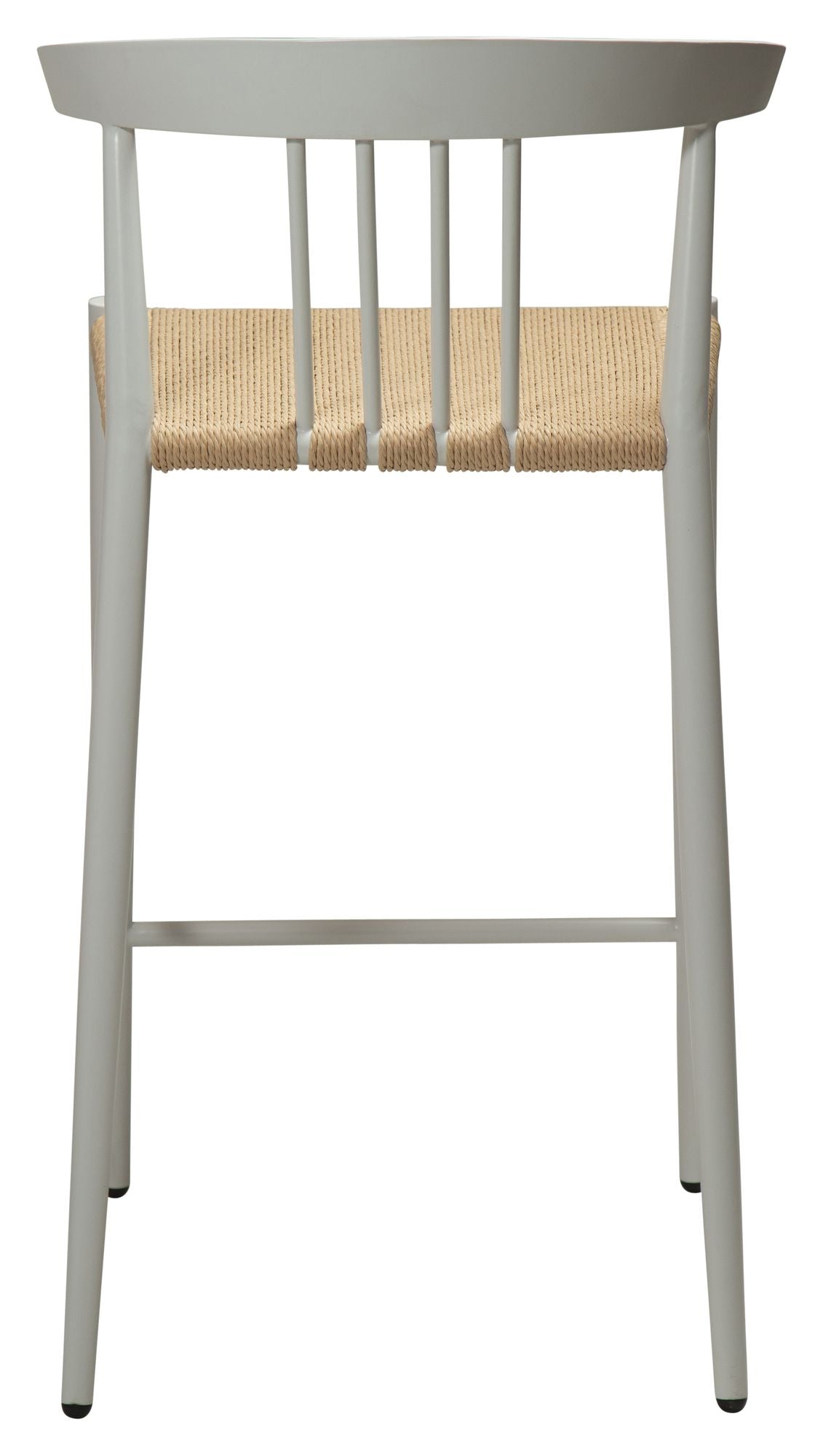 Sava Barstol SH: 66,50 cm, beige pappersrep/vit ram