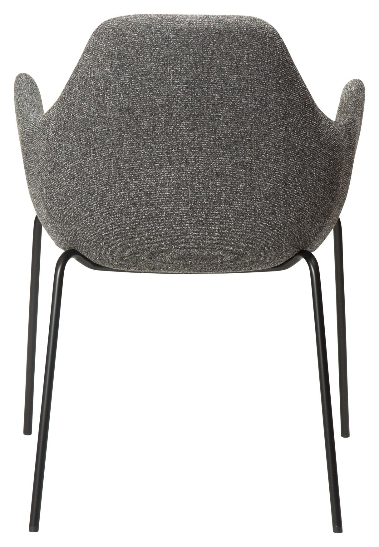 Zimmer matstol med arm, Pebble Grey Bouclé tyg