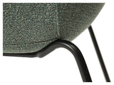 Zimmer matstol med arm, Pebble Green Bouclé tyg