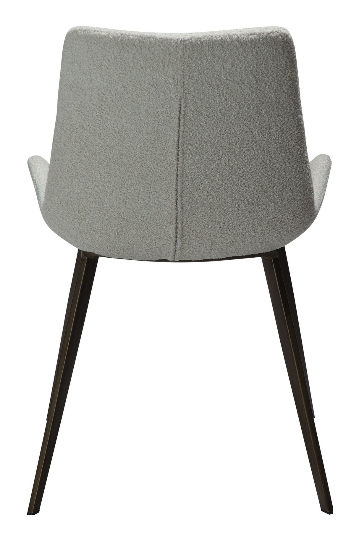 Hype Dining Chair, White/Beige Fabric