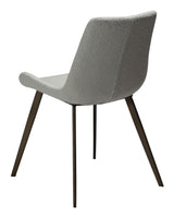 Hype Dining Chair, White/Beige Fabric