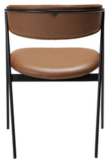 Swell Dining Chair, Light Brown Art. Läder